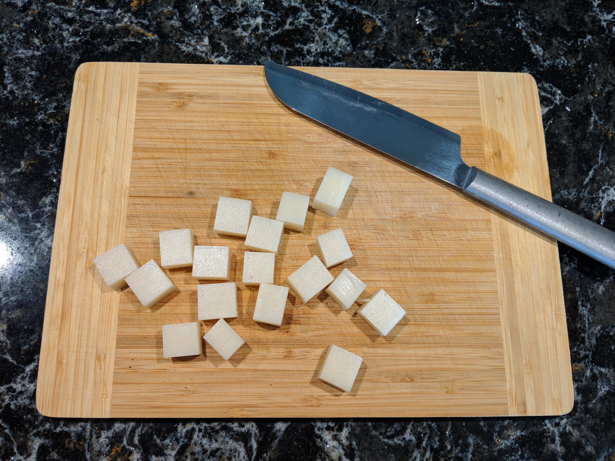 Mochi quartered