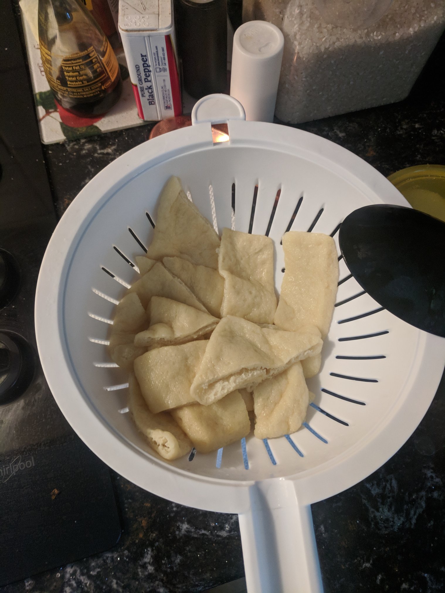 Just press lightly to remove excess!